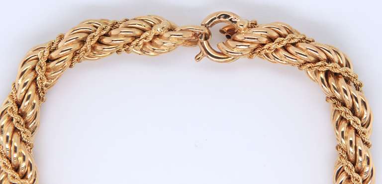 Majestic 18kt Vintage Double Rope Bracelet