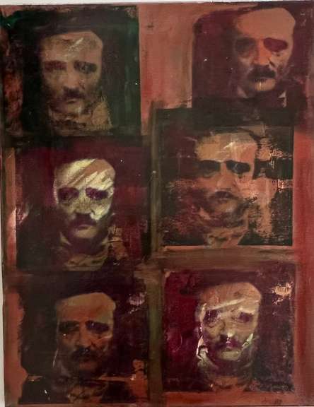 Edgar Allen Poe Original Art by Stephen Wakefield (Poe #2)