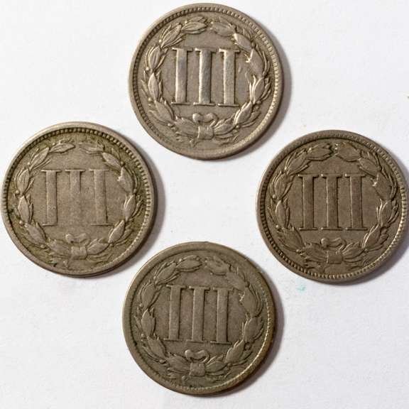 4 3 Cent Nickels