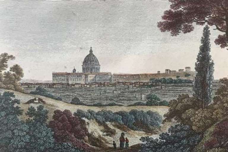 Framed J.Smith Vintage Engraving