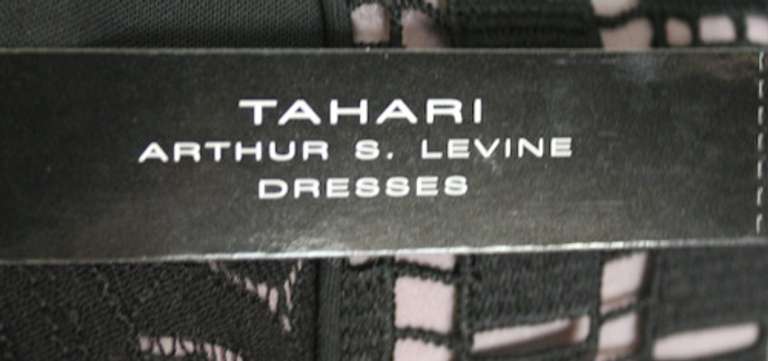 Sexy Black Color Tahari Dress