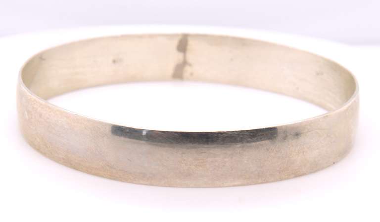 Vintage Sterling Silver Cuff Bangle