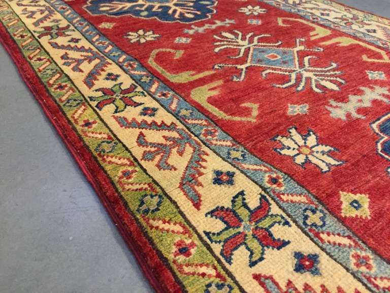 Fine Wool Kazak 10' Runner