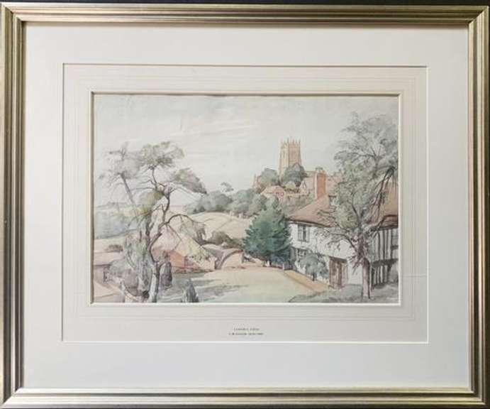 C.W. Taylor Framed Lithograph