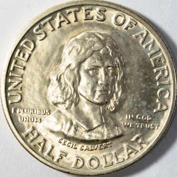 1934 Frosty White BU Maryland Half