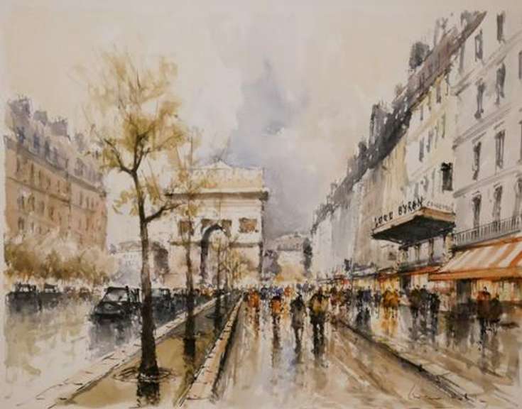 Beautiful Photograveru City Scenery Decorative art.