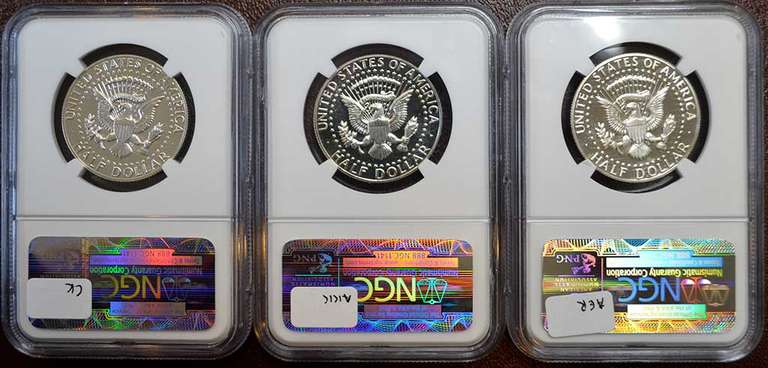 Run Of NGC PF69 Ultra Cameo 1968-1970