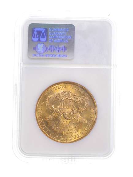 MS64 1904 $20 Liberty Head Gold Double Eagle - CAC - Graded NGC