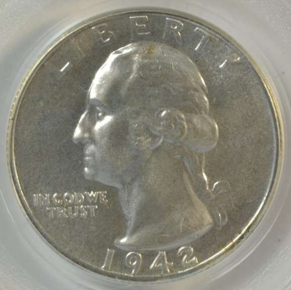 Fabulous 1942 Proof Washington 25c. PCGS PR67 Old Green Label