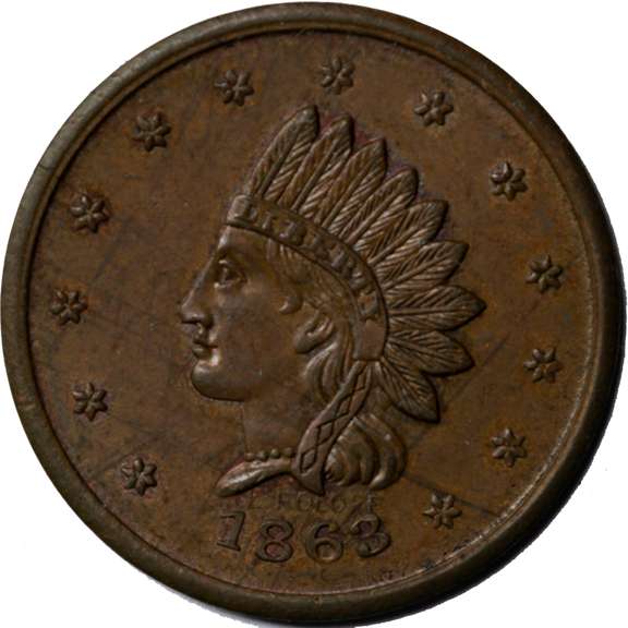 1863 J J Diehl N Y Undertaker Civil War Store Card