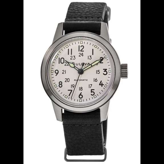 Bulova Ivory Dial Automatic, New In Box.