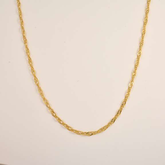 Lacy 14k Link Necklace