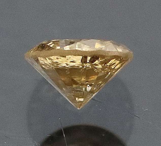 Eye catching 0.20ct smooth cut Chocolate Diamond solitaire