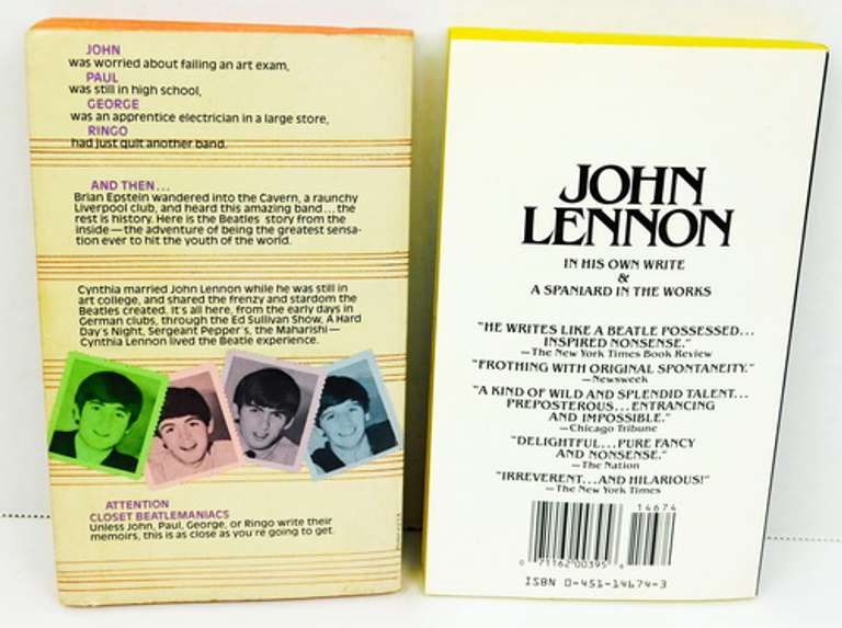 2 Vintage John Lennon Beatles Paperback Books