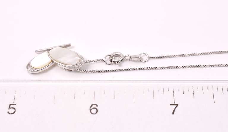 Lovely Mother of Pearl Butterfly Necklace
