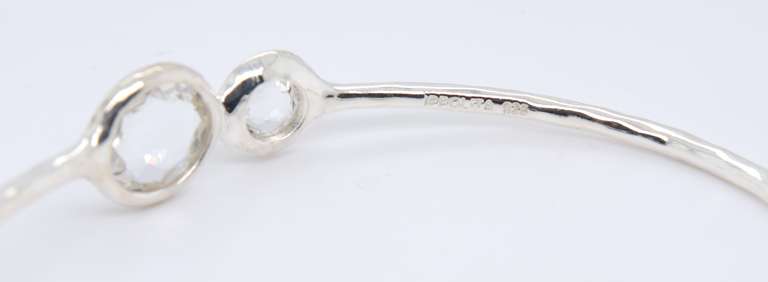 Ippolita Diamond Stella Sterling Silver Bangle