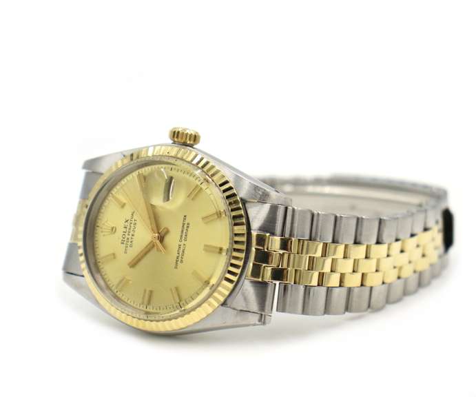 1975 Rolex Datejust Two-Tone 1601 W/ Cert