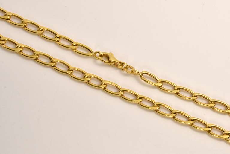 Traditional Oval Link 14k Necklace