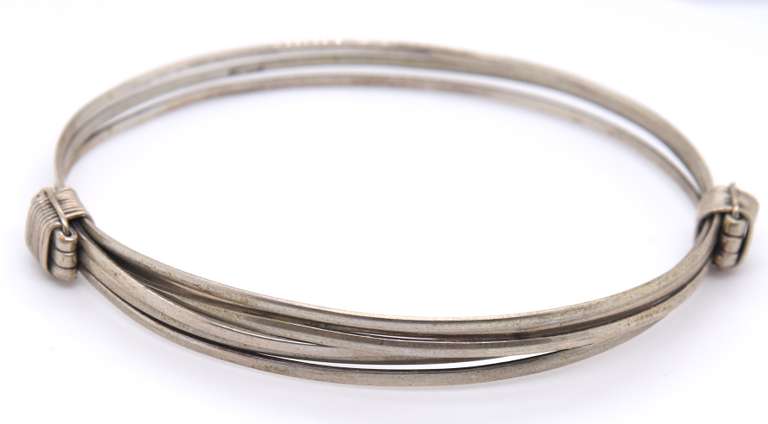 Vintage Sterling Silver Bangle