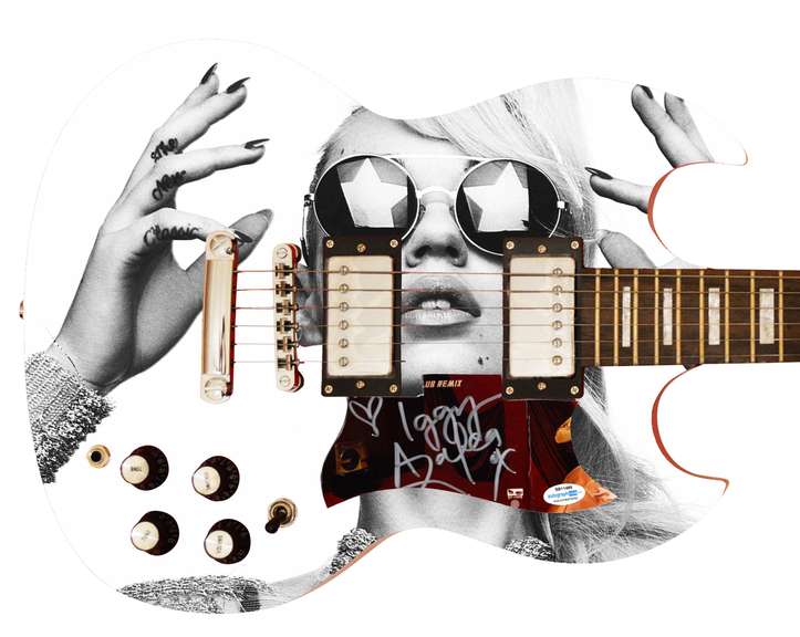 Iggy Azalea Autographed Signed Custom Graphics Photo Guitar ACOA