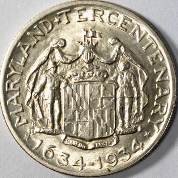 1934 Frosty White BU Maryland Half