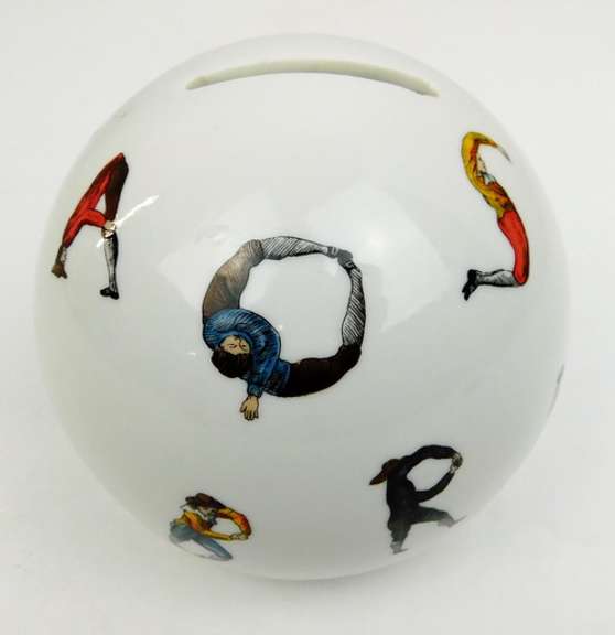 Posture Masters Comic Alphabet Ball Bank