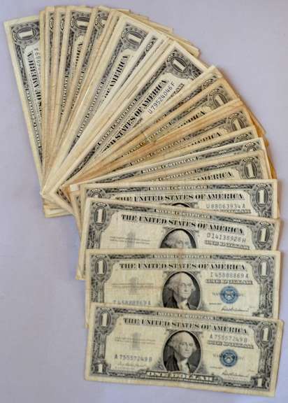 40 Nicer Silver Certificates