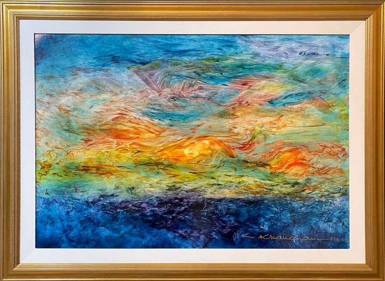 Kamran Khavarani Original Oil on Paper