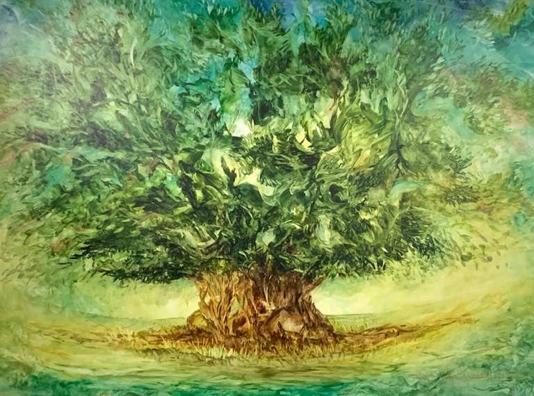 Kamran Khavarani Large Giclee on canvas