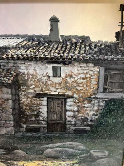 Old World Spanish Cobblestone Home