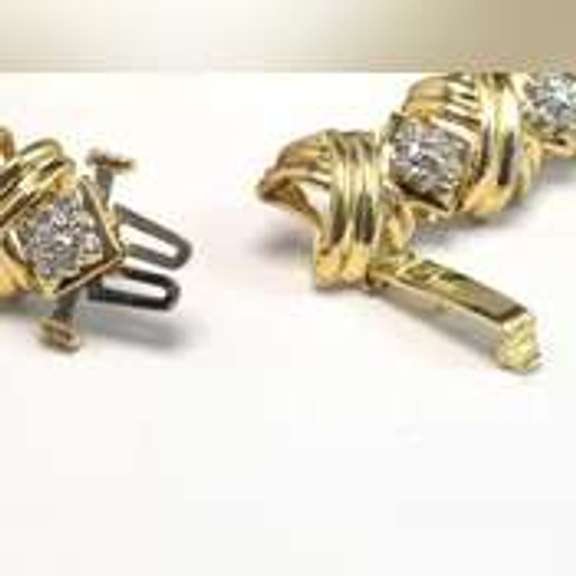 1.35CTW Diamond Link Bracelet in Gold
