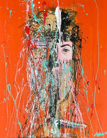 Original Artwork by Josh Brooks: Burning Orange