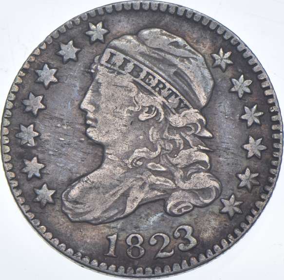 1823/2 Liberty Cap Dime - JR3 - Large E's
