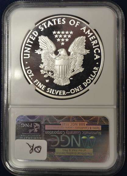 2012-W Proof American Silver Eagle NGC PF70 Ultra Cameo