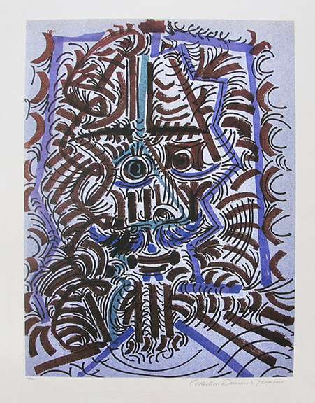 Pablo Picasso, Figure Of Man's Head