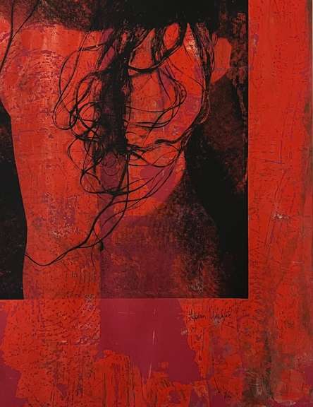 Original Artwork by Stephen Wakefield Torso Landscape on Paper 3