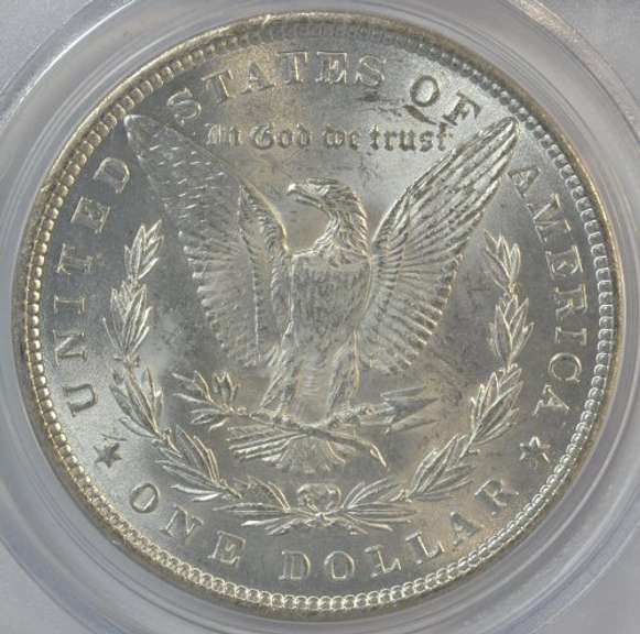 Super Choice BU 1881-P Morgan Silver Dollar. PCGS MS63
