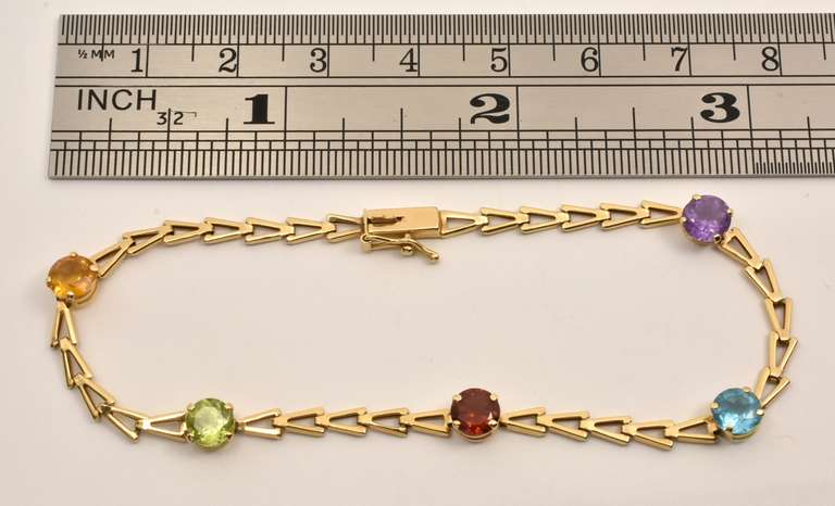 Colorful Bracelet with Stones