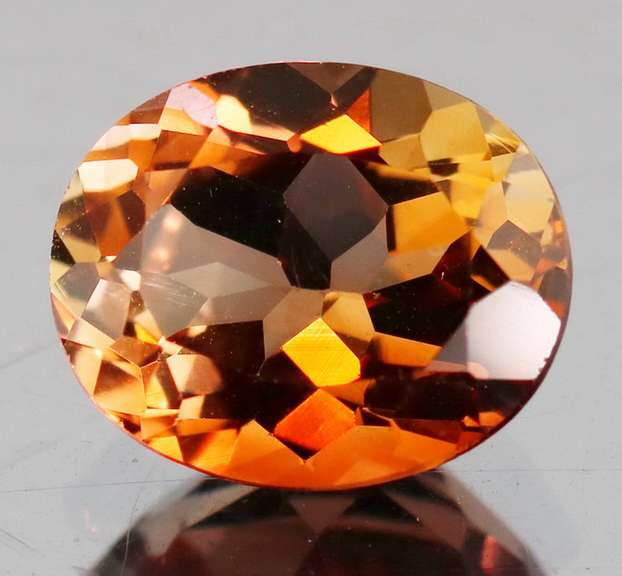 Simply gorgeous 4.54ct orange amber Imperial Topaz