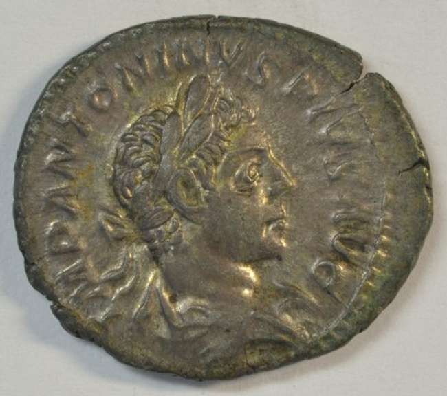 Original near Mint Elagabalus Roman Silver Denarius, 218-222 AD