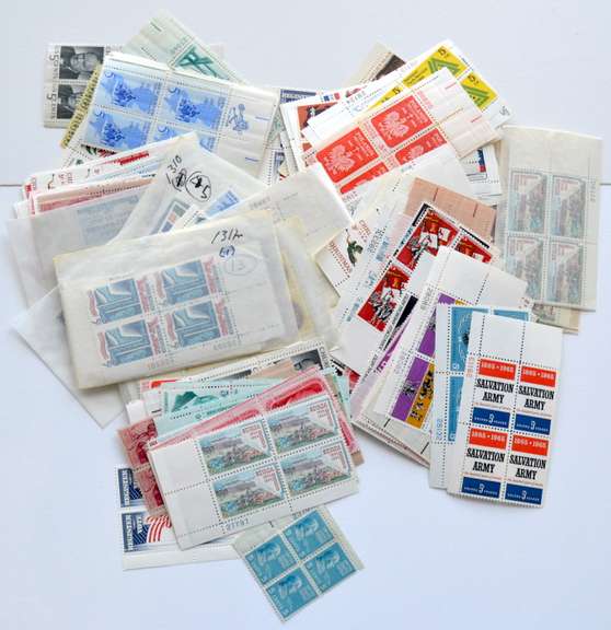 200 5 Cent Mint US Plate Blocks $40 Face Value