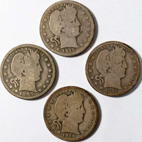 4 Barber Quarters