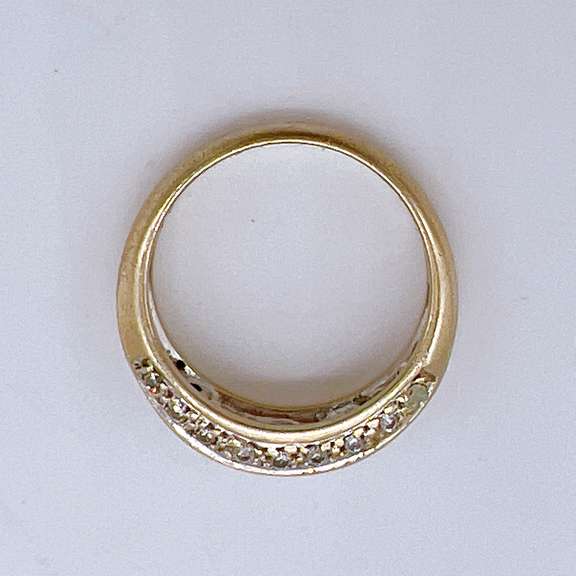 Gorgeous 18kt Gold & Diamond Band Ring