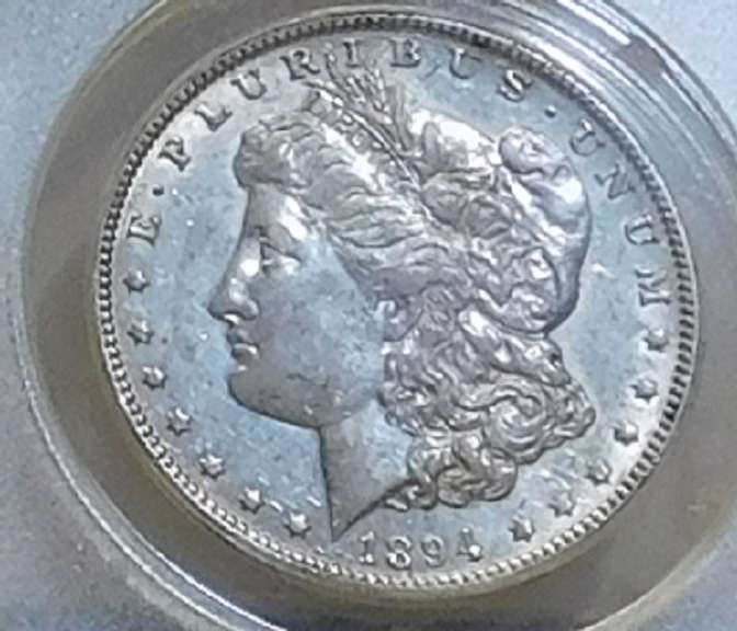 1894-O Morgan Dol ANACS AU-50 Det clnd
