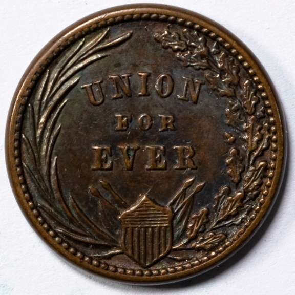 Sharp 1863 Near Unc Washington Civil Wasr Token