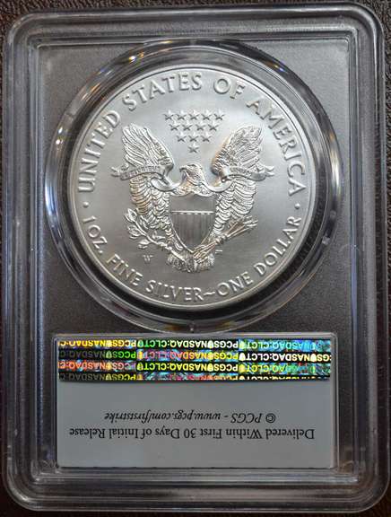 2019-W Burnished American Silver Eagle PCGS SP70