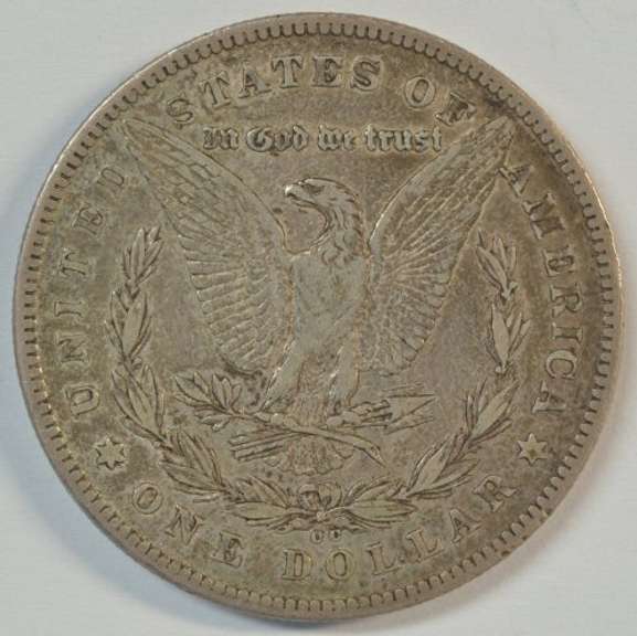Very nice 1878-CC Morgan Silver Dollar. Upper end circ