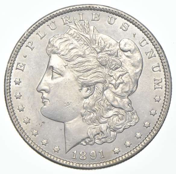 1891-CC Morgan Silver Dollar