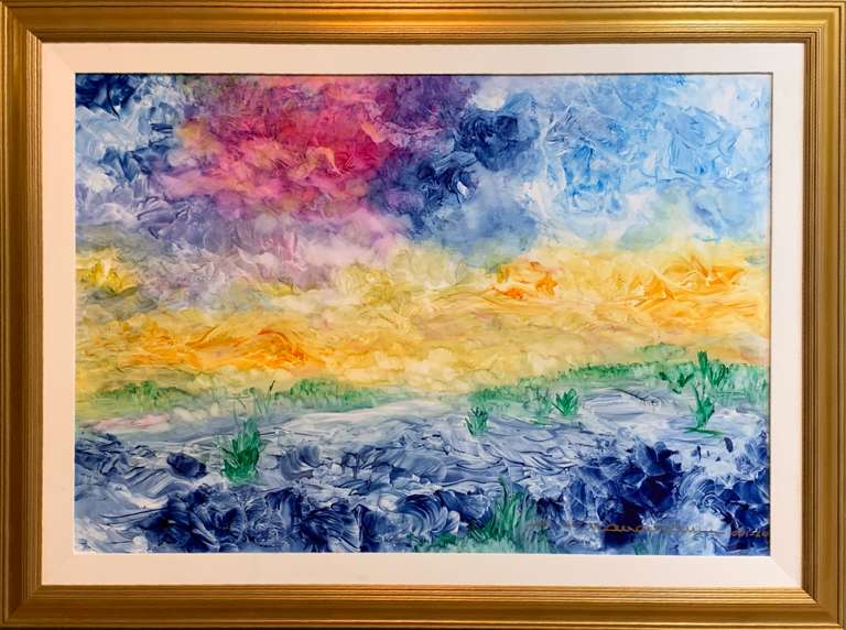 Kamran Khavarani Original Oil on Paper