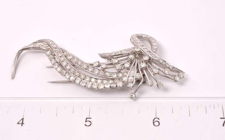 Gorgeous Diamond Pin in Platinum